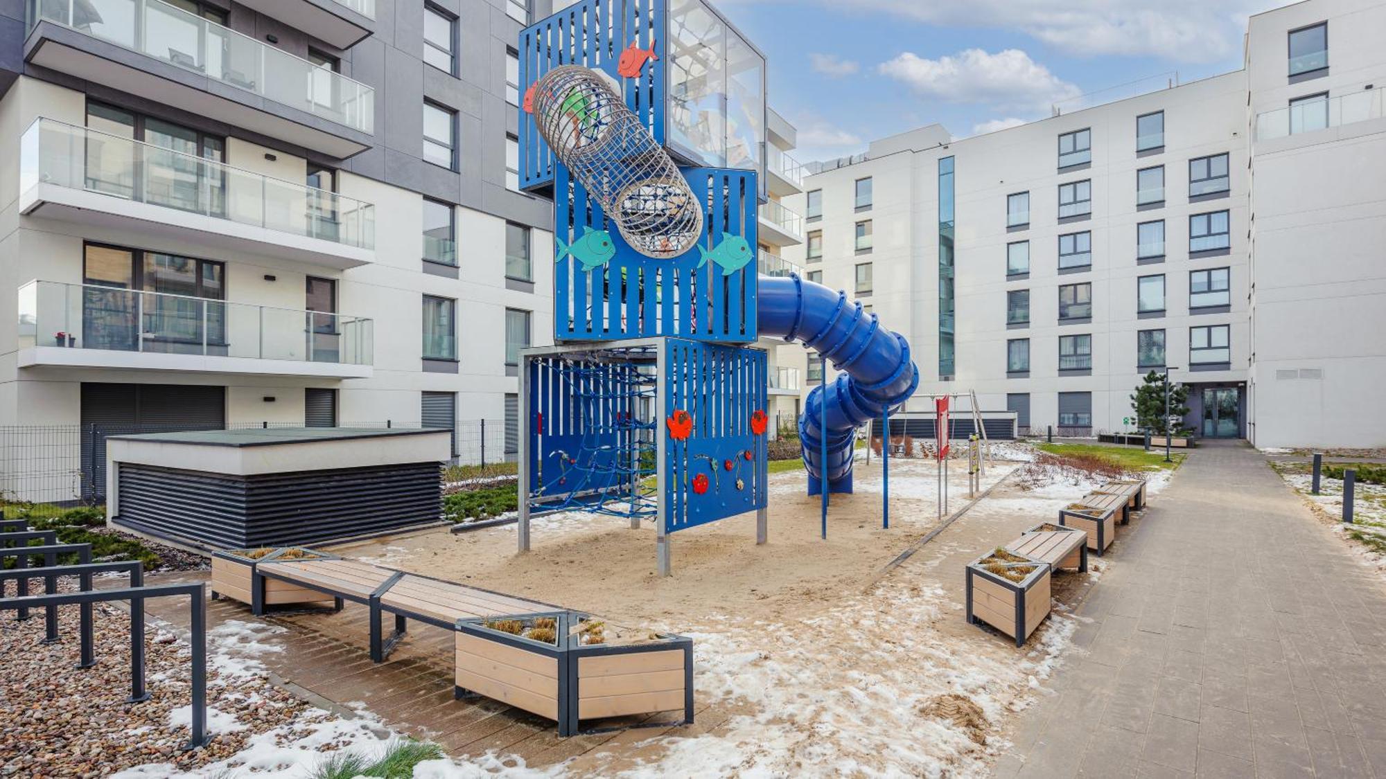 Apartamenty Sun & Snow Przystan Letnica グダニスク エクステリア 写真