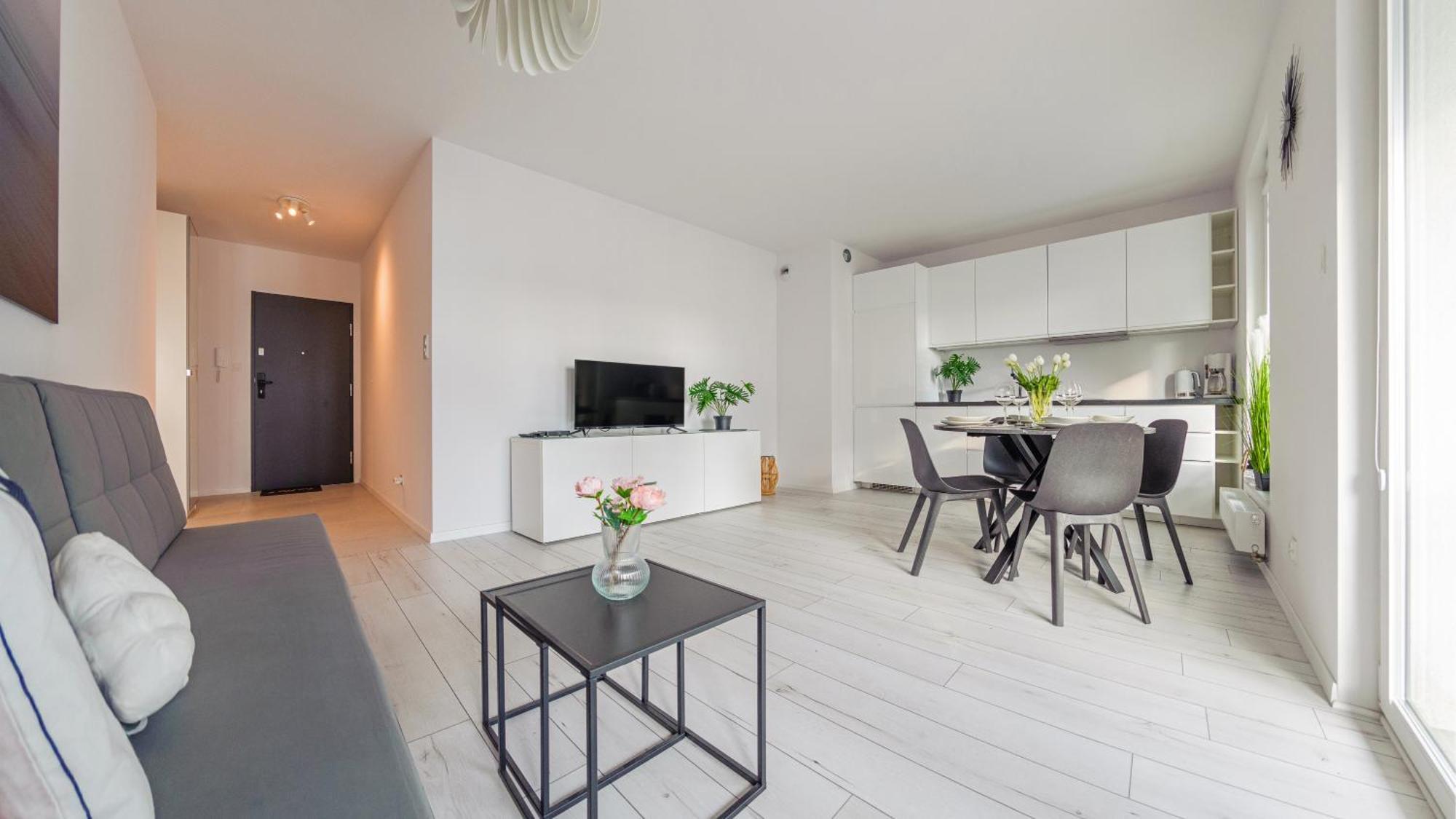 Apartamenty Sun & Snow Przystan Letnica グダニスク エクステリア 写真